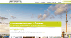 Desktop Screenshot of hotsplots.de